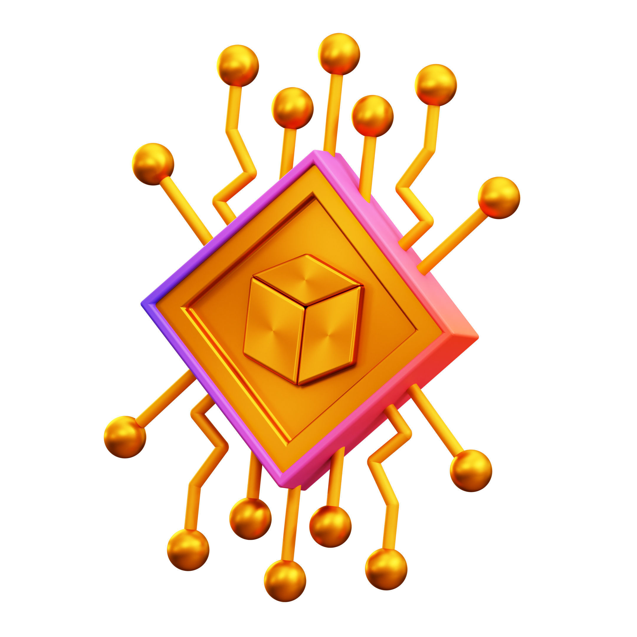 NFT Icon Pack 3D Model Low-poly 3D model_7