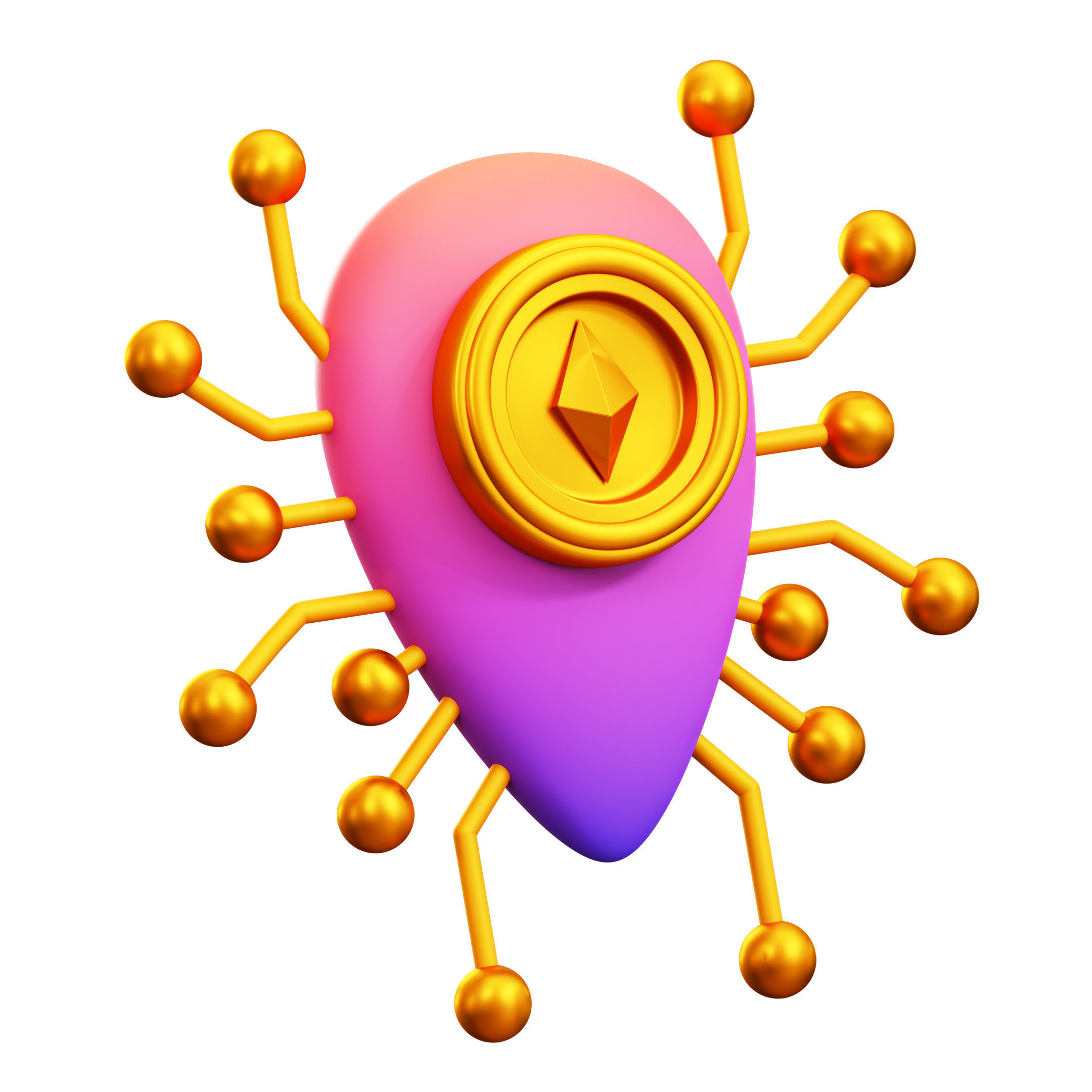 NFT Icon Pack 3D Model Low-poly 3D model_20