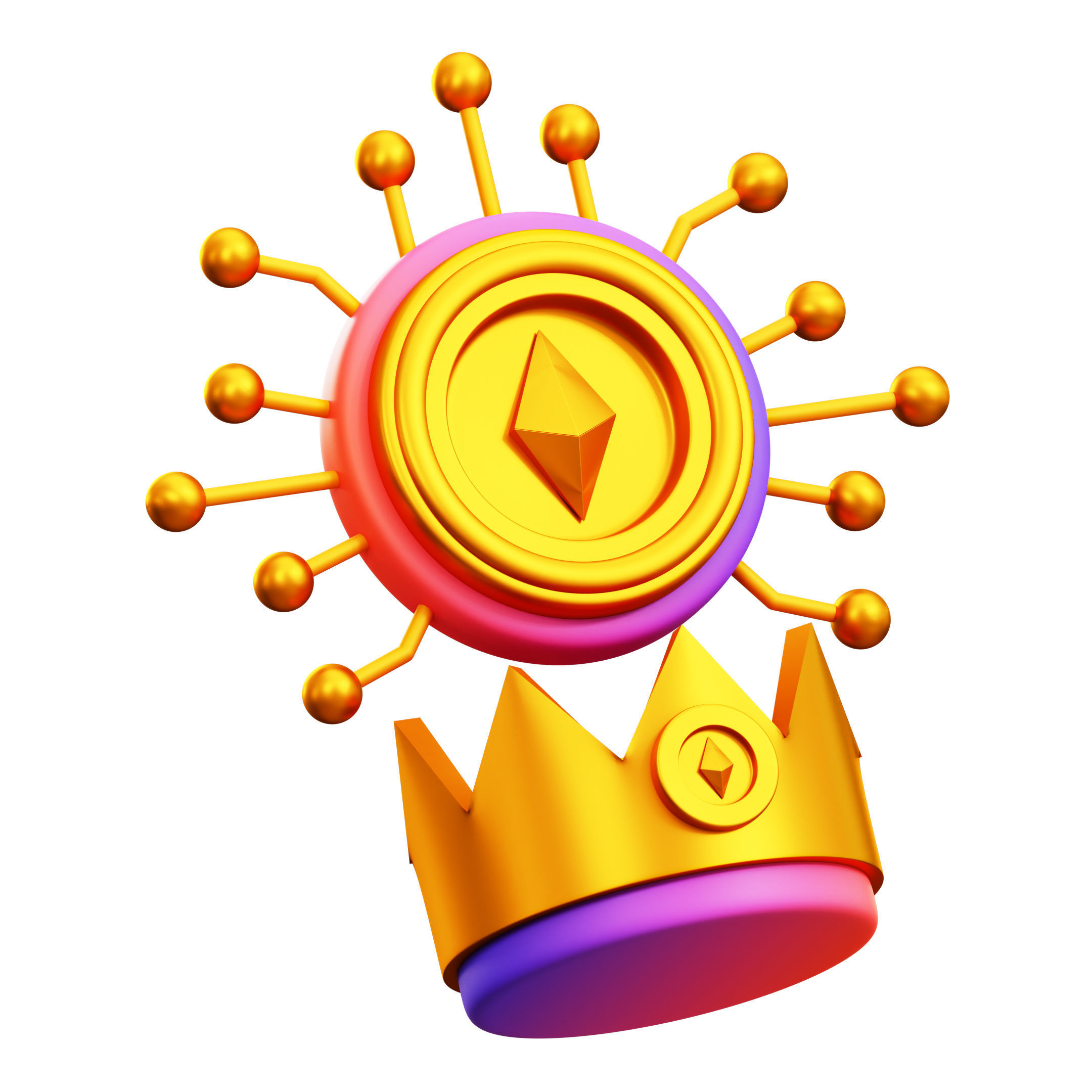 NFT Icon Pack 3D Model Low-poly 3D model_10