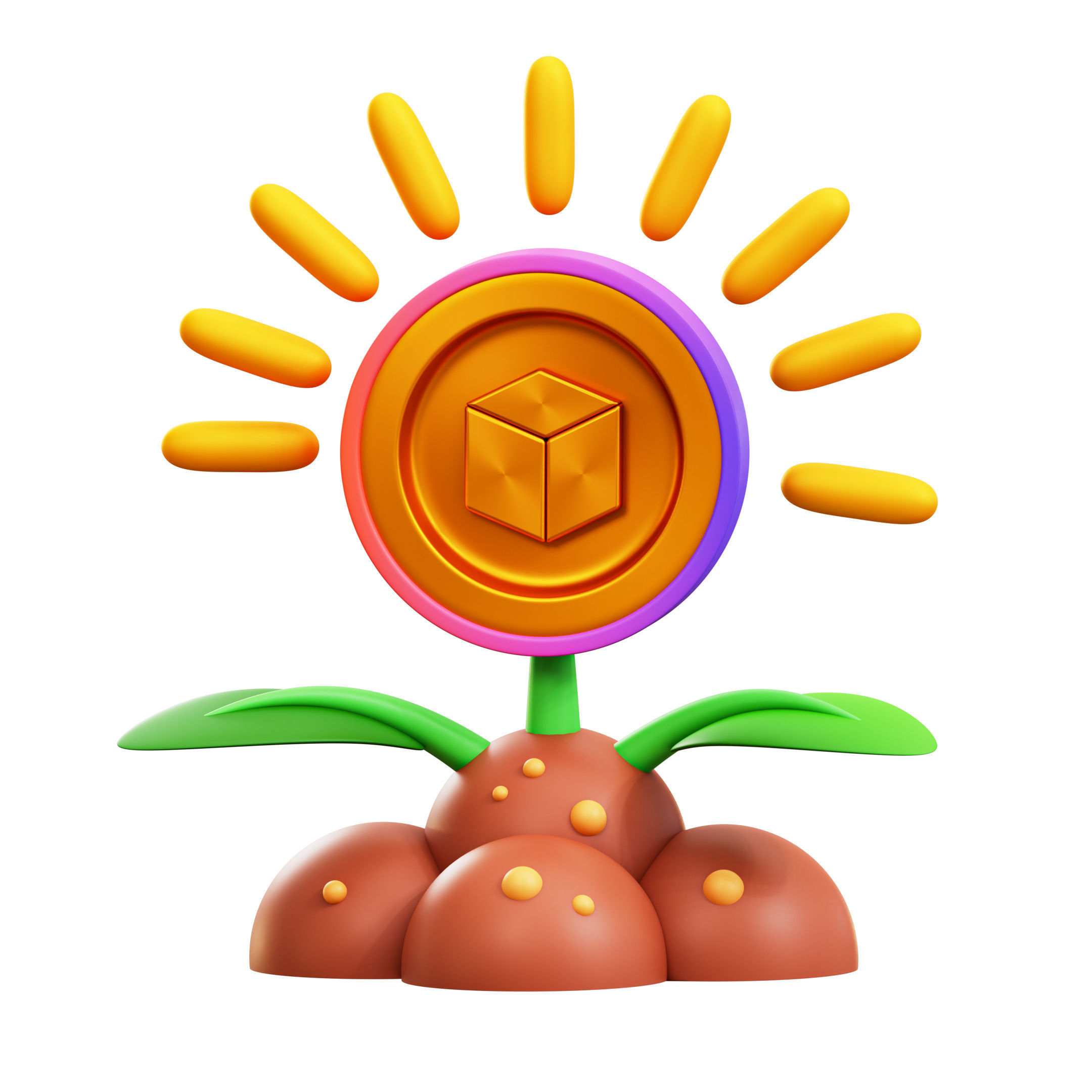 NFT Icon Pack 3D Model Low-poly 3D model_16