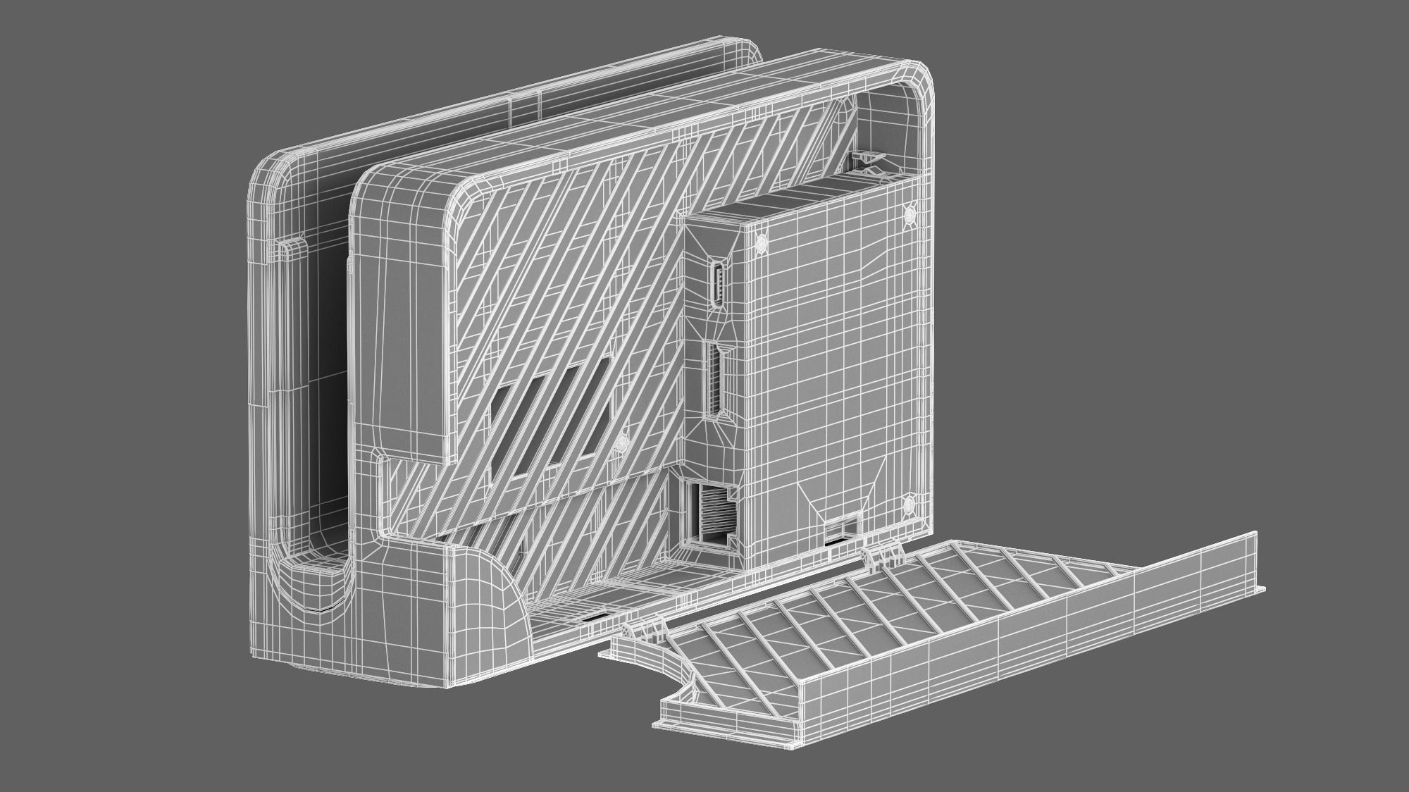 Nintendo Switch OLED Set 3D model_30
