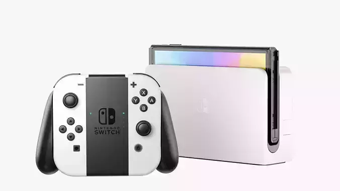 Nintendo Switch OLED Set 3D model