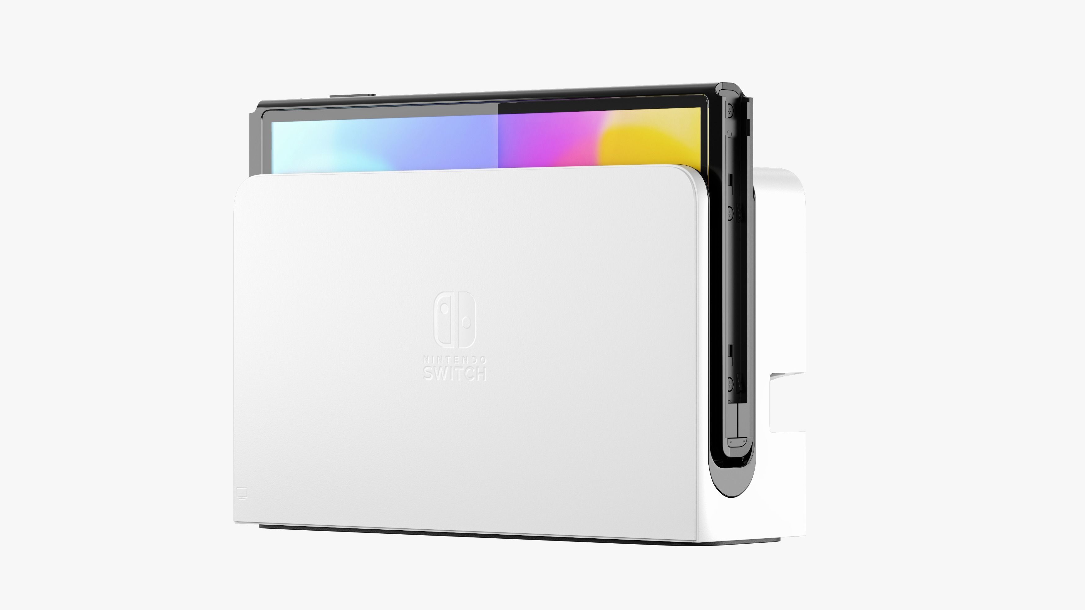 Nintendo Switch OLED Set 3D model_4