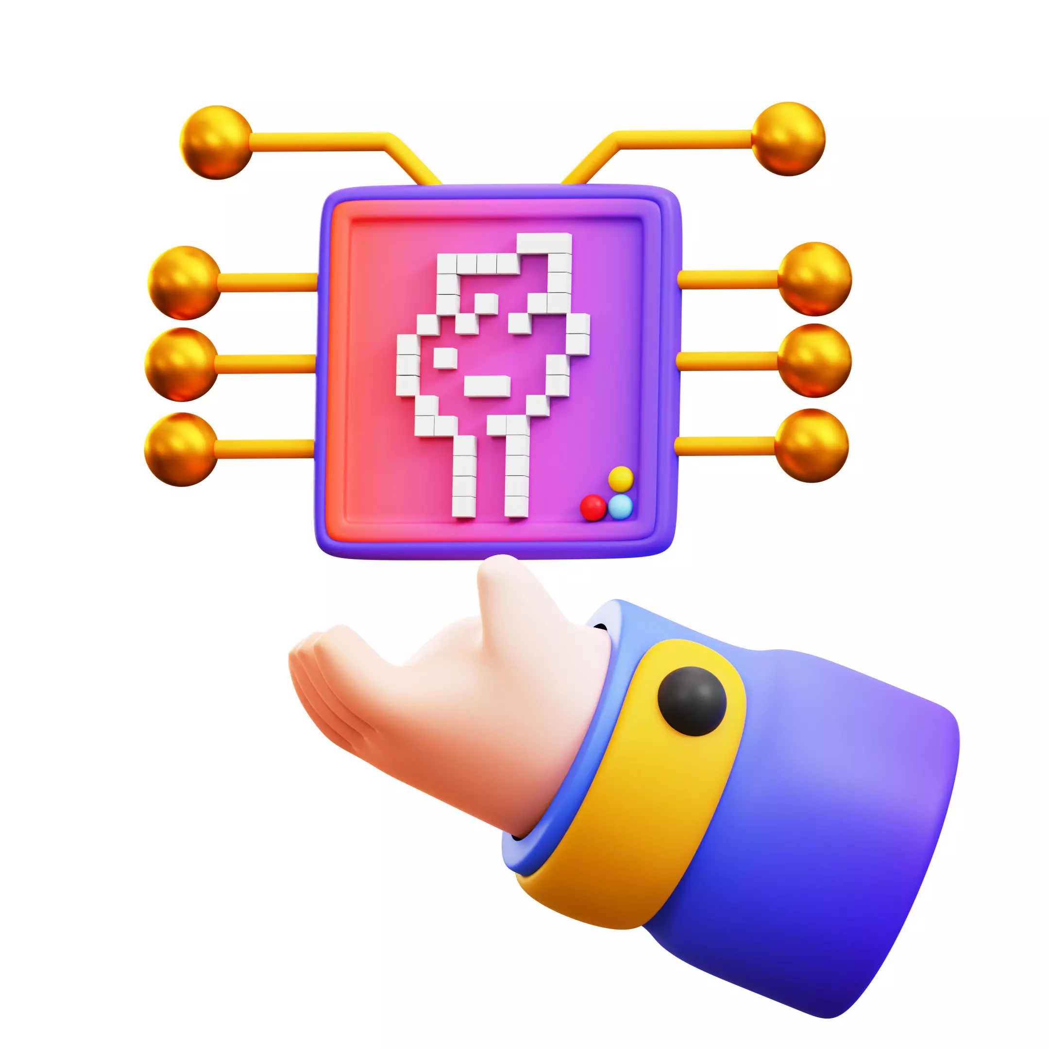 Nft Art Low-poly 3D model_0