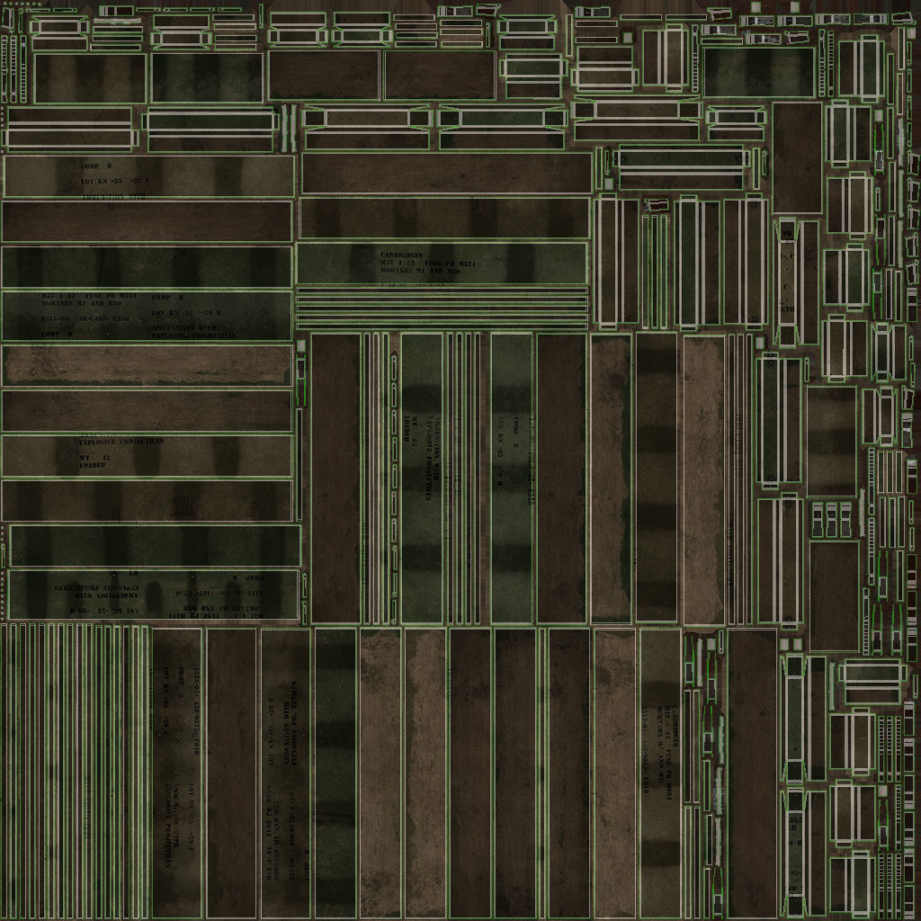 Ammo Boxes Low-poly 3D model_15