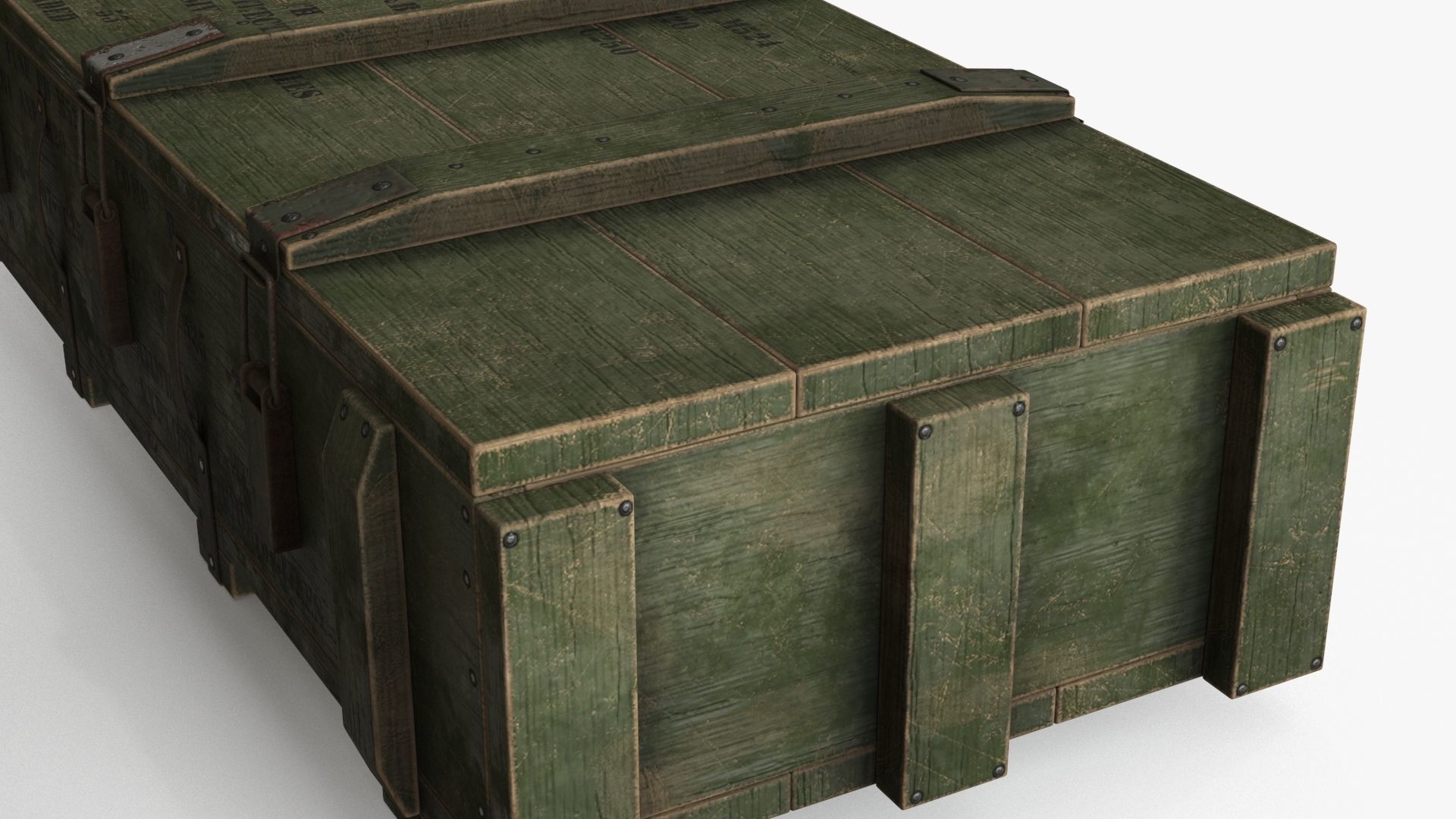 Ammo Boxes Low-poly 3D model_13