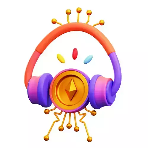 Nft Headphones Low-poly 3D model