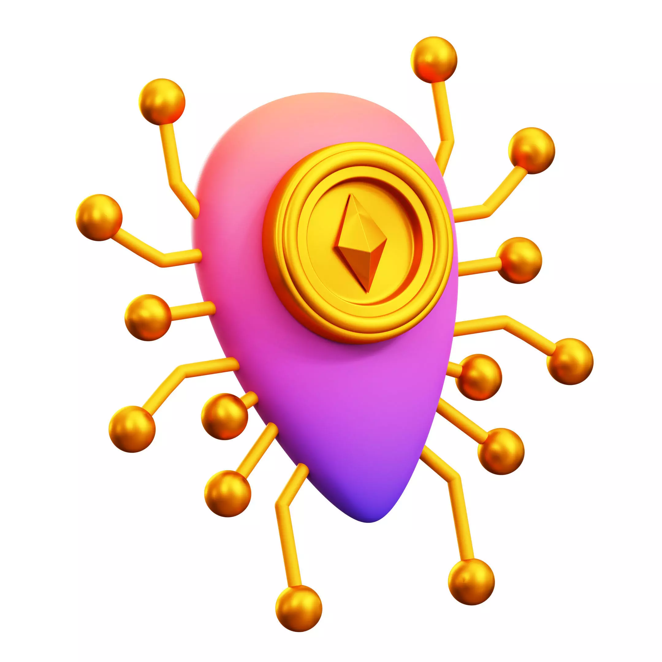 Nft Location Low-poly 3D model_0