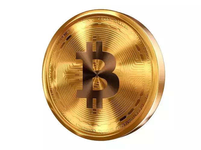 BTC Bitcoin Circuit Golden