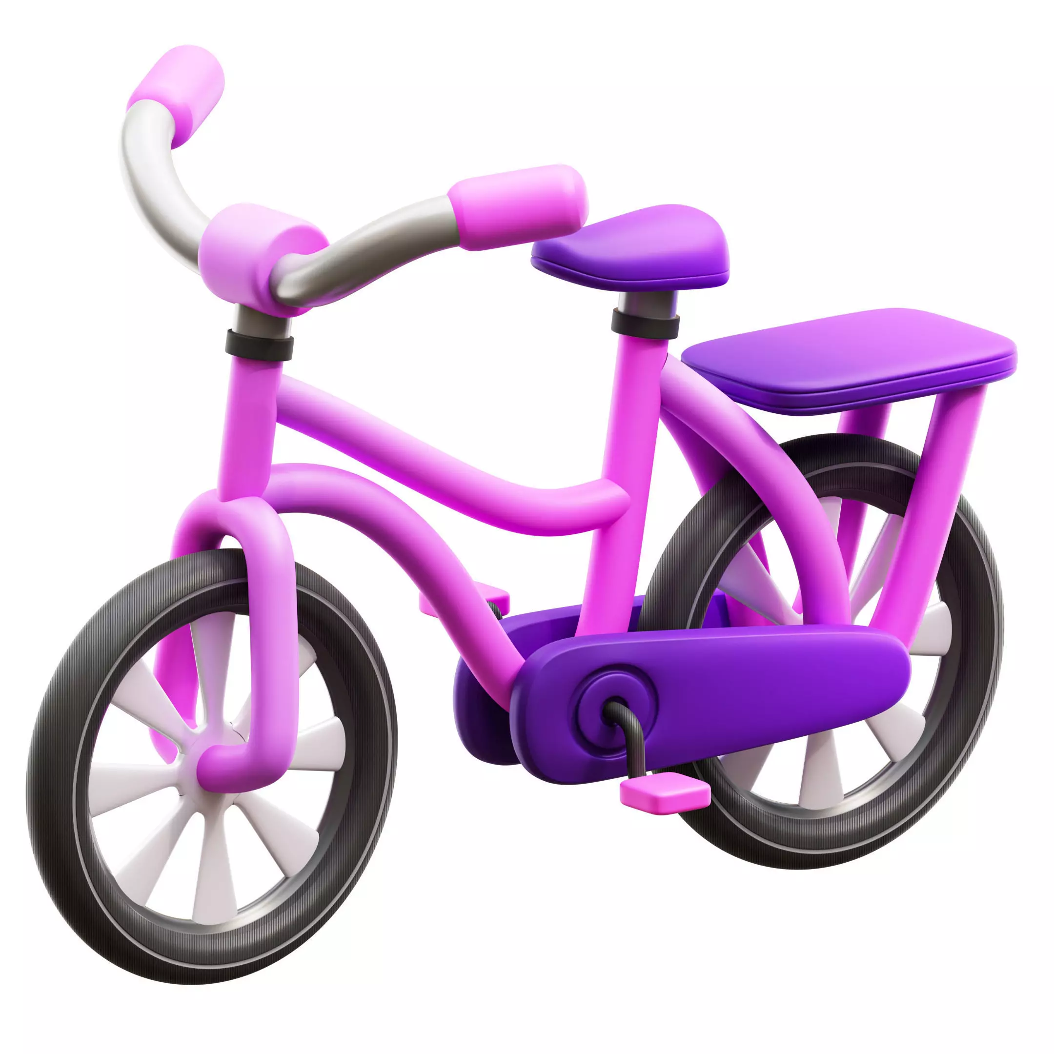 Women Sport Bike Low-poly 3D model