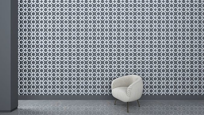 3d wall panel Low-poly 3D model