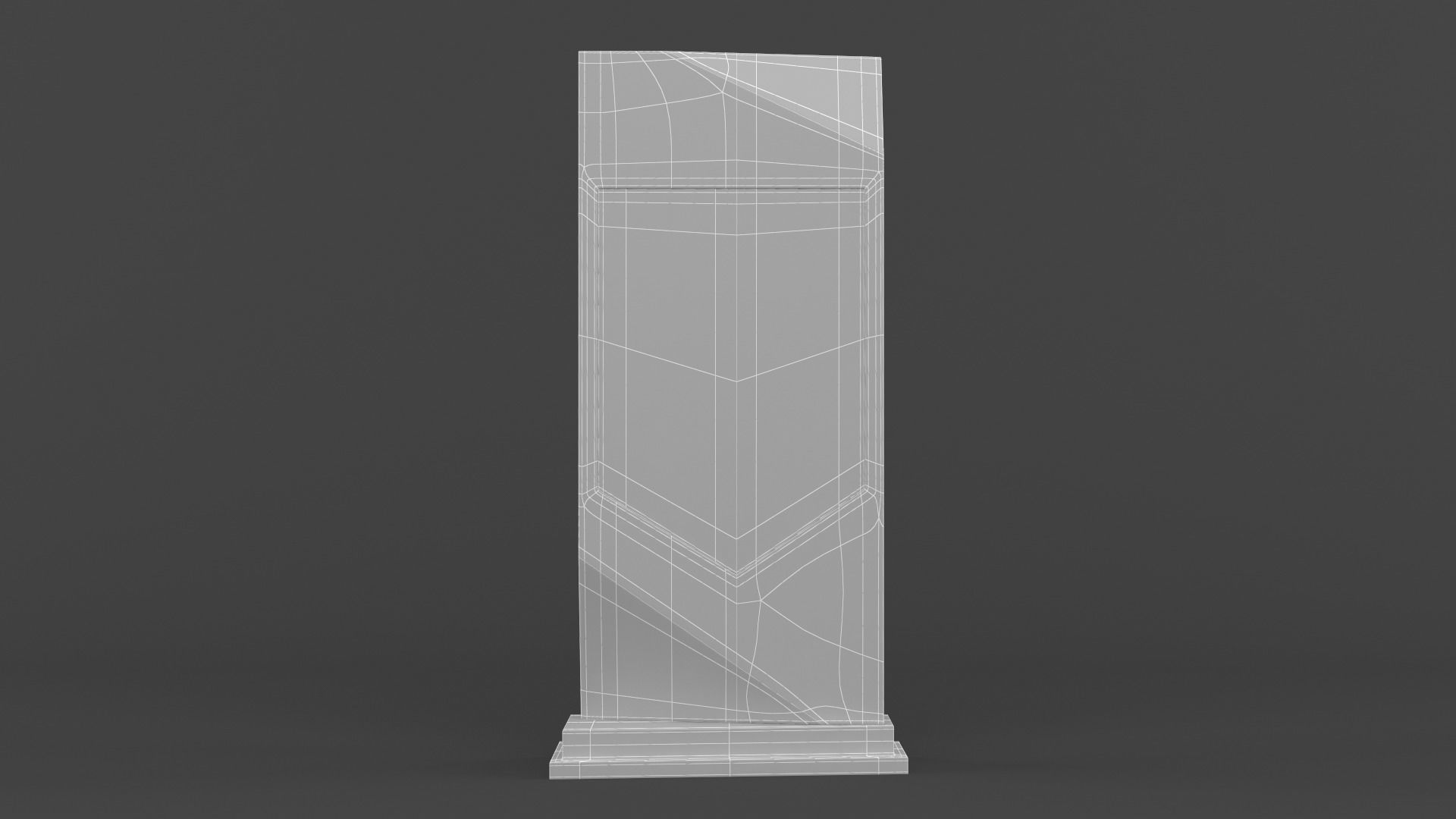 Information Kiosk 3D model_7