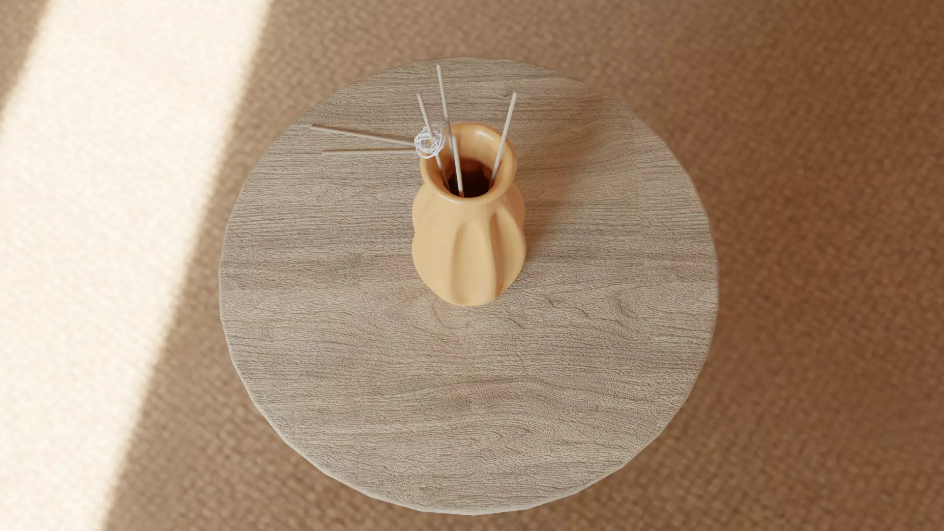 vaso01 vase on table Free 3D model