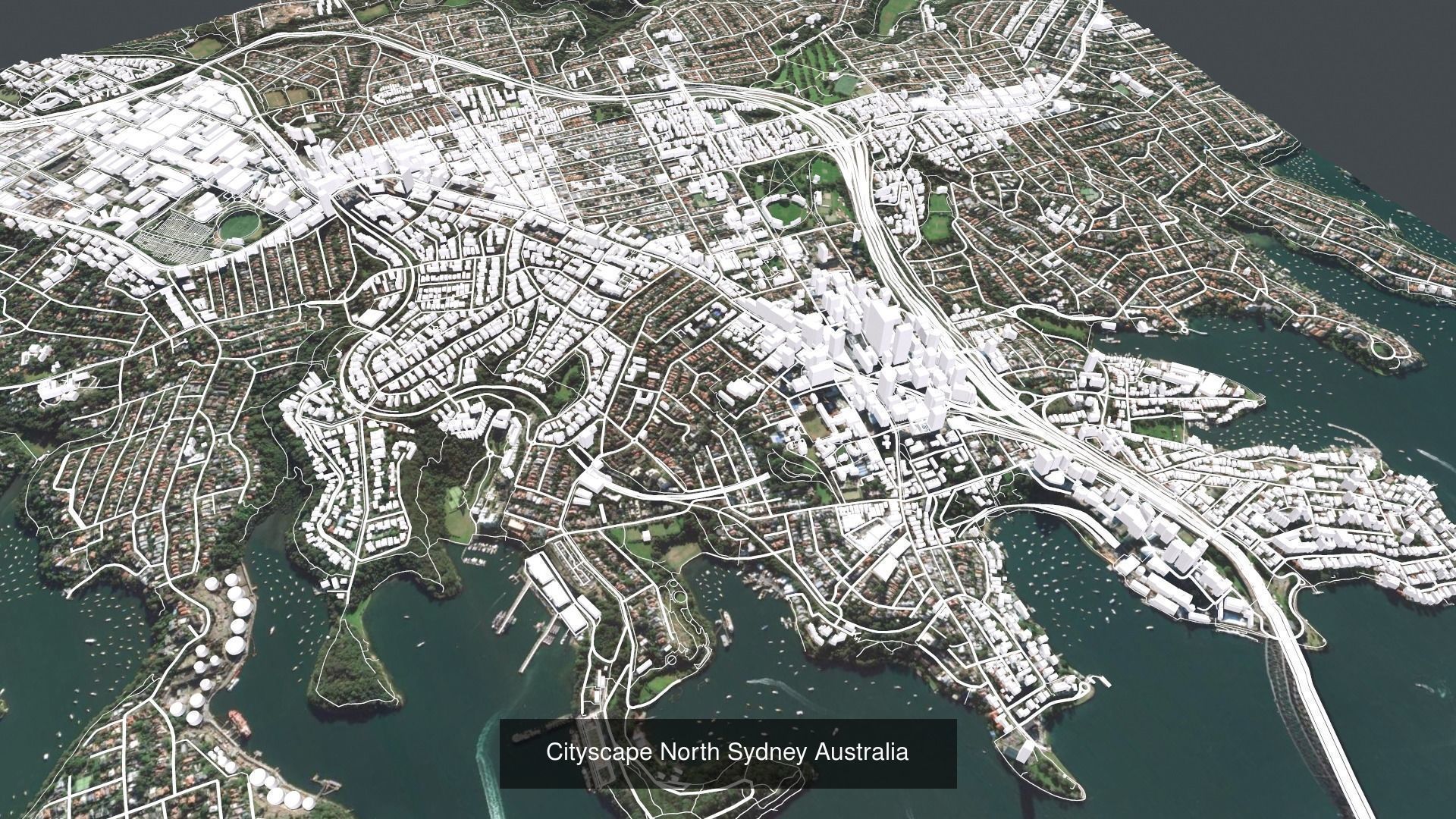 6 Cityscape in Australia 3D Model Collection_8