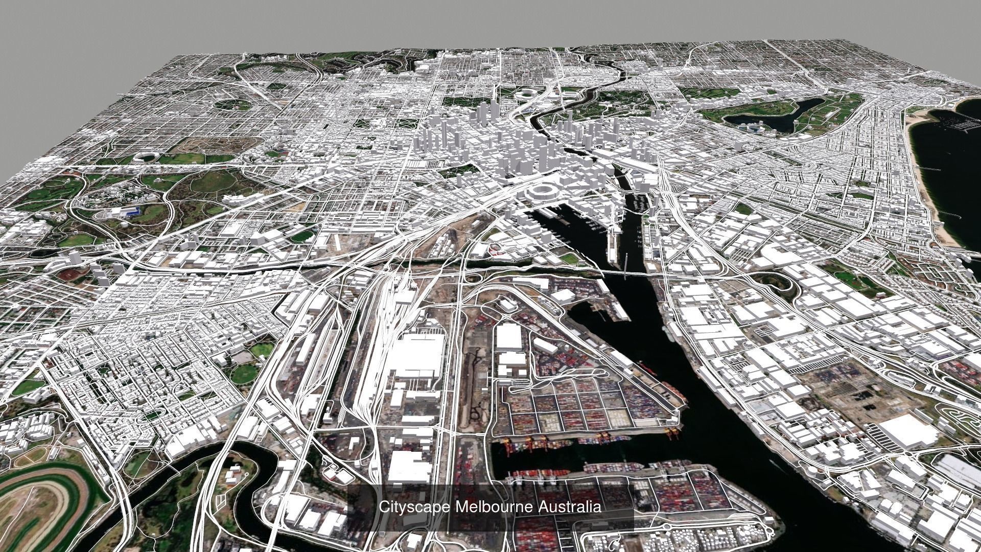 6 Cityscape in Australia 3D Model Collection_9