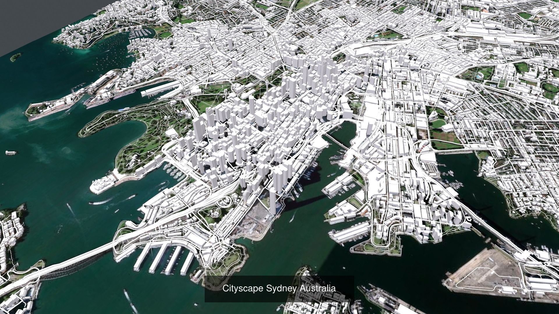 6 Cityscape in Australia 3D Model Collection_10