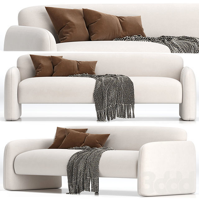 Niles sofa 3D model_1