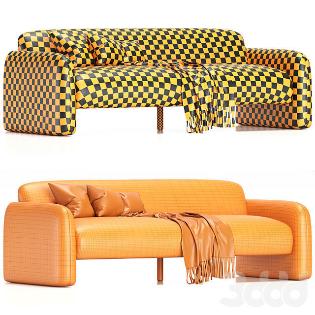 Niles sofa 3D model_2