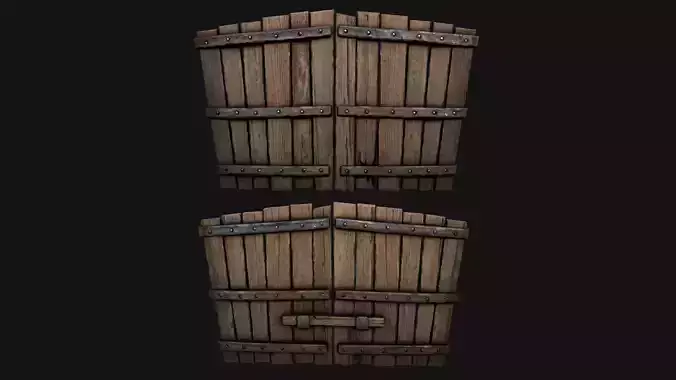 Medieval Wooden Gates