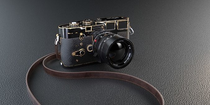 Old Camera Classic Camera Leica 3D Model With Octane 3D model