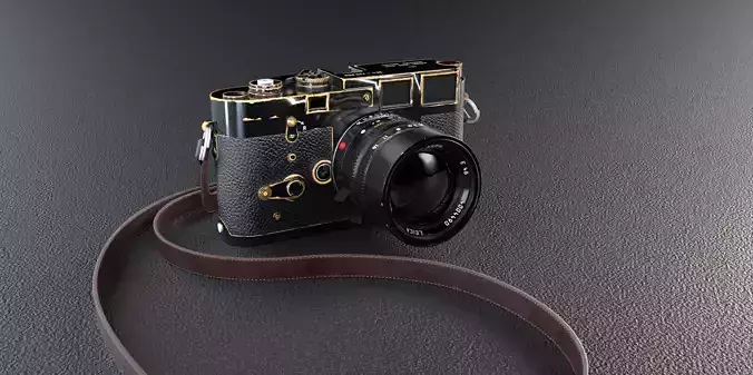 Old Camera Classic Camera Leica 3D Model With Octane 3D model