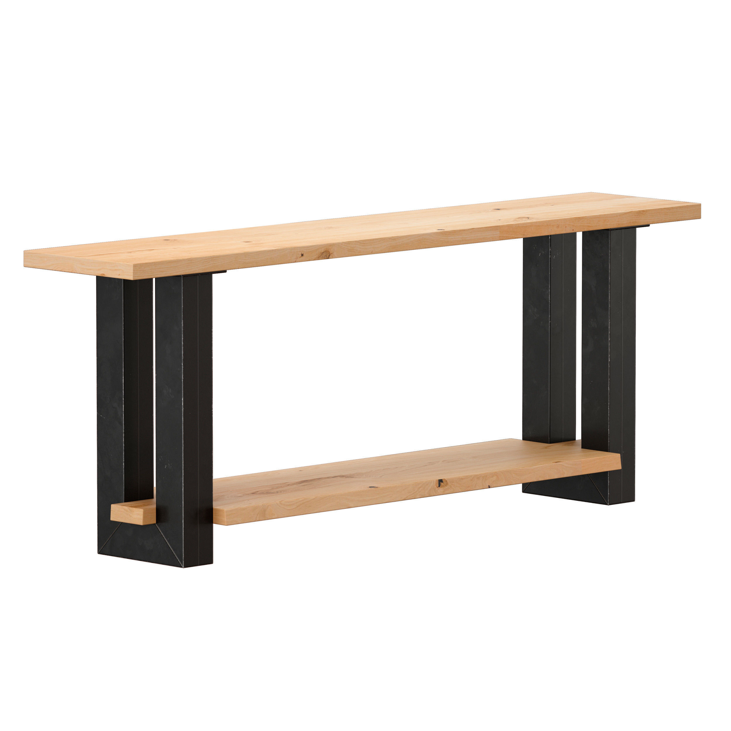 Console - side table Athens Oldwood 3D model_1