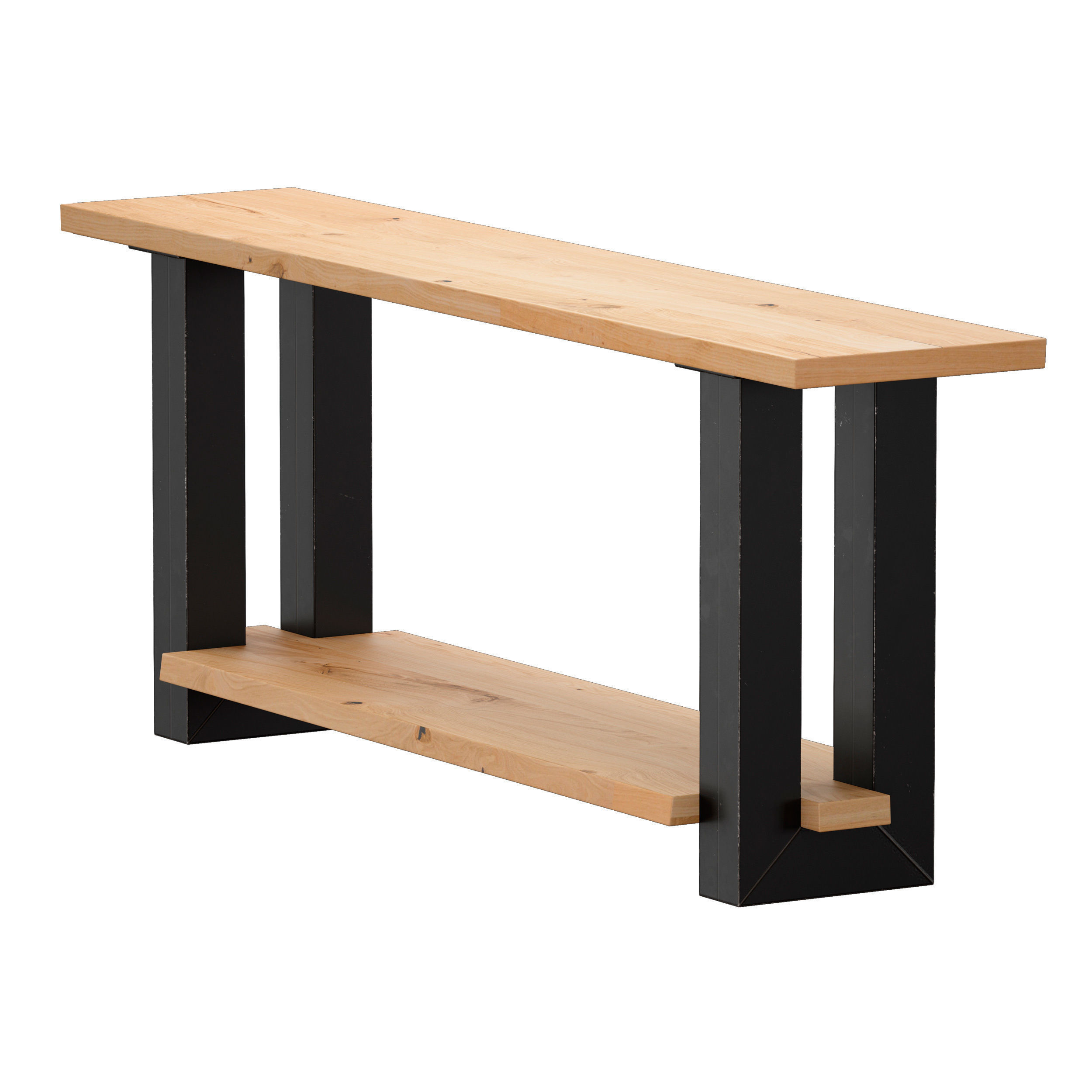 Console - side table Athens Oldwood 3D model_5