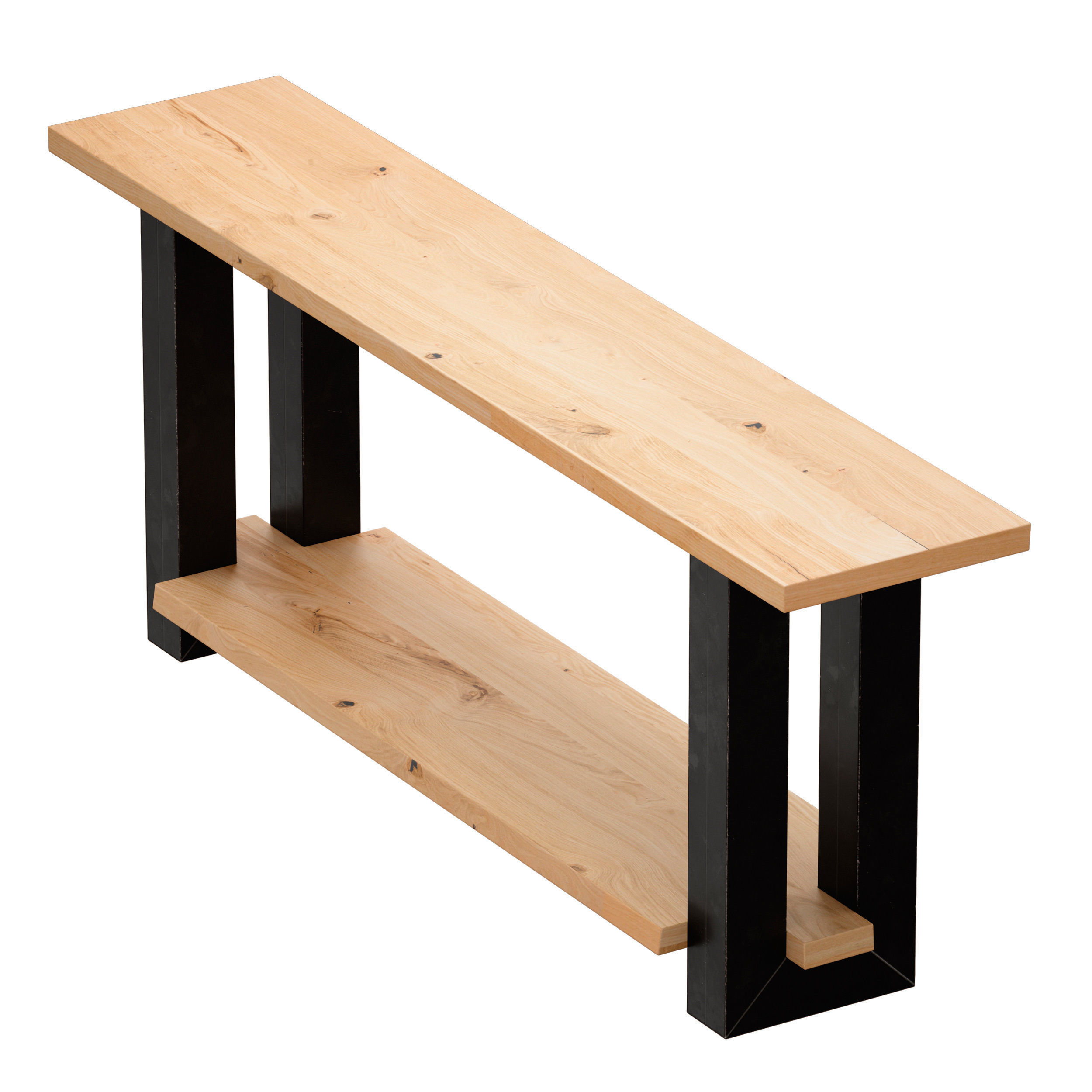 Console - side table Athens Oldwood 3D model_6