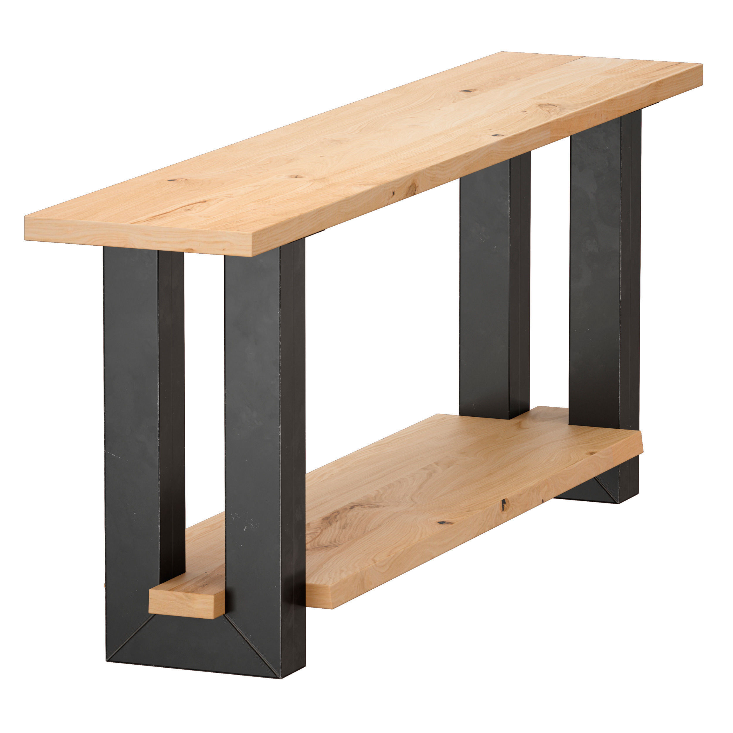 Console - side table Athens Oldwood 3D model_4