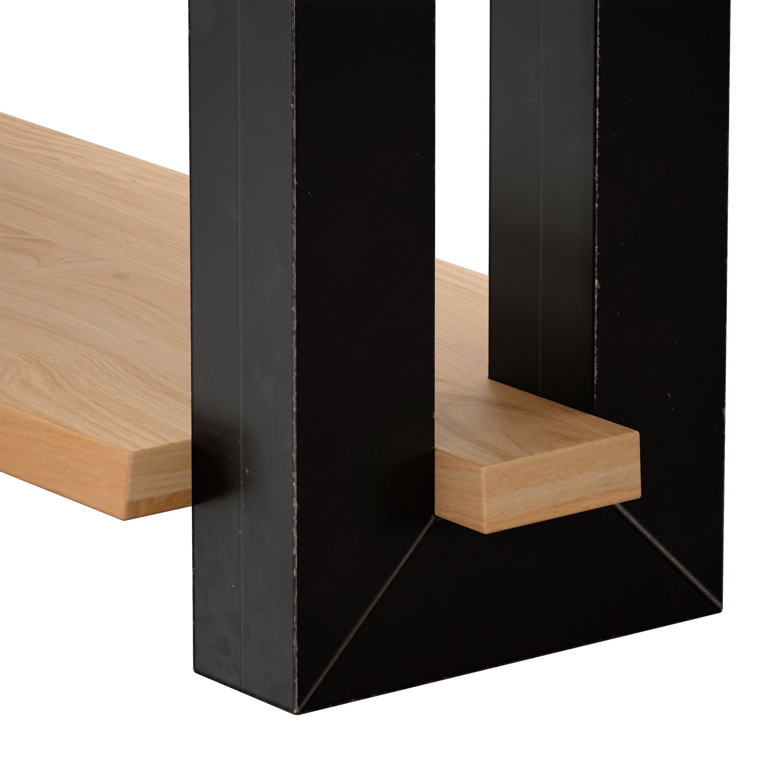 Console - side table Athens Oldwood 3D model_7