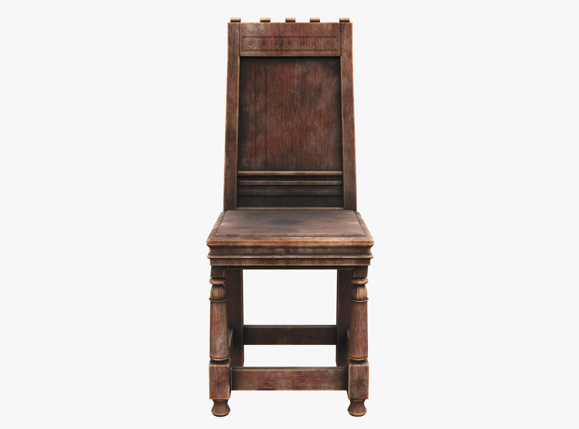 Medieval Rustic Low-poly 3D model_1