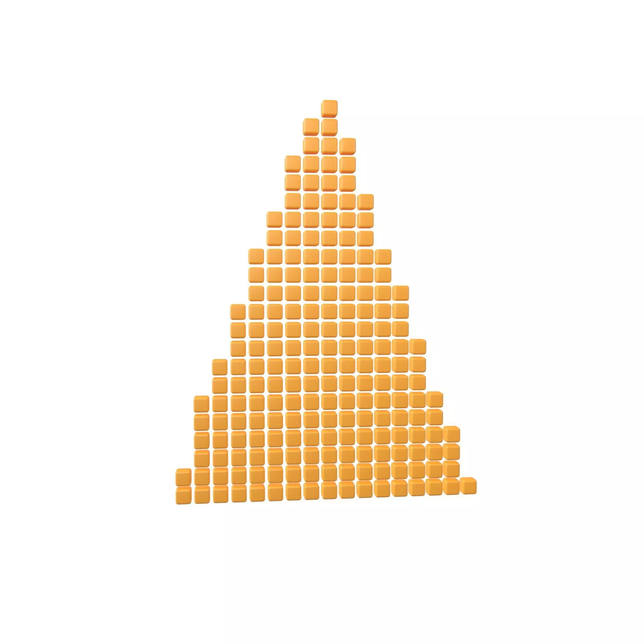 Arrow Cube Style v1 002 Low-poly 3D model_0