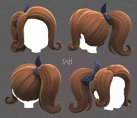 Base Hair for girl V32