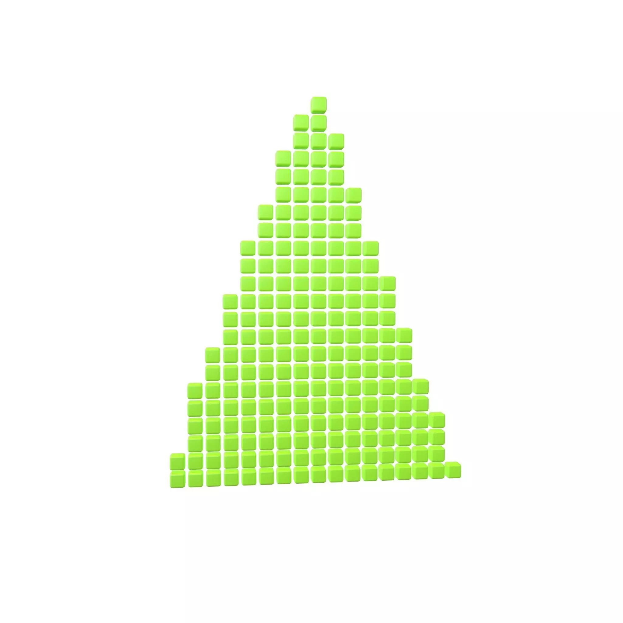 Arrow Cube Style v1 004 Low-poly 3D model_0