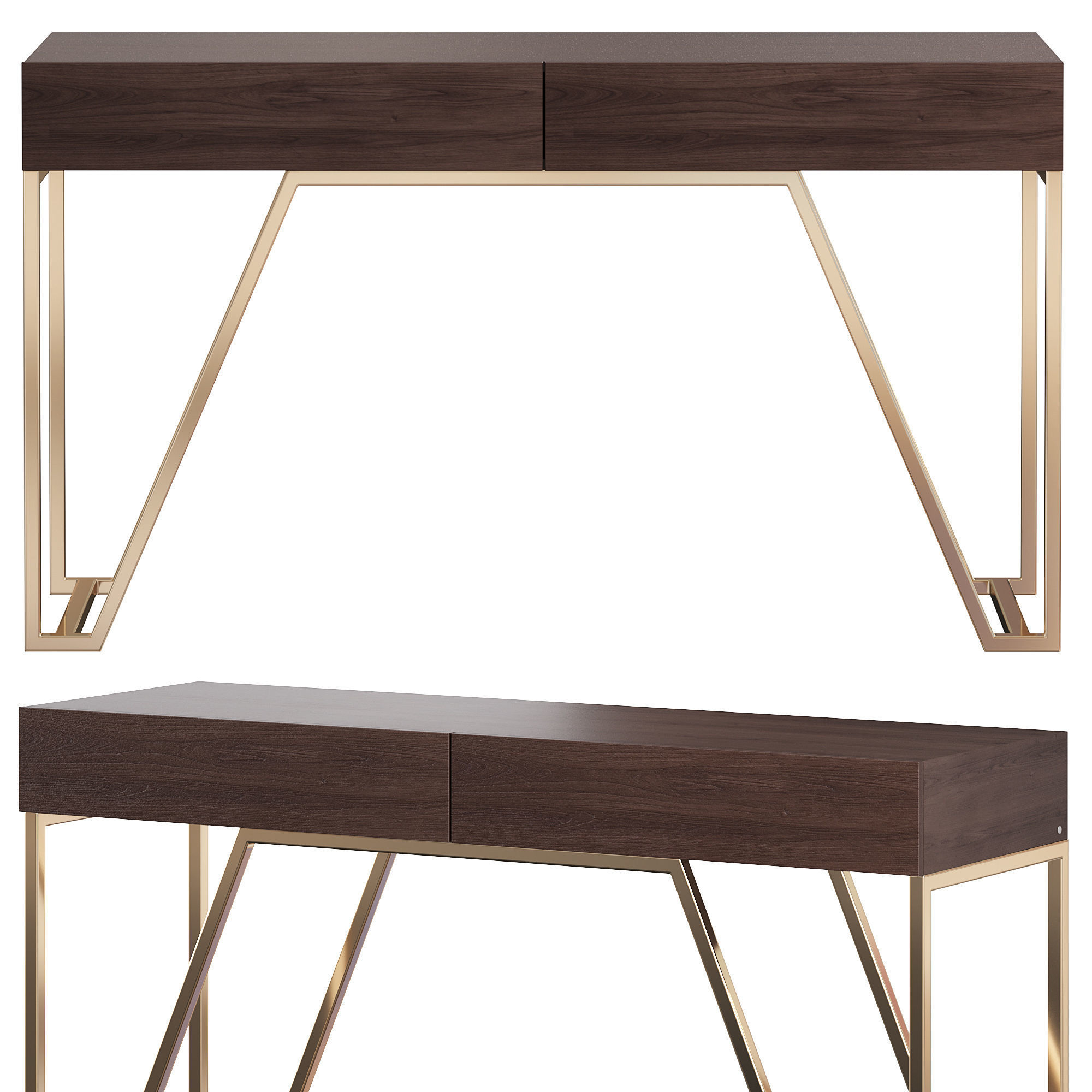 DALLAS CONSOLE BY LASKASAS 3D model_2