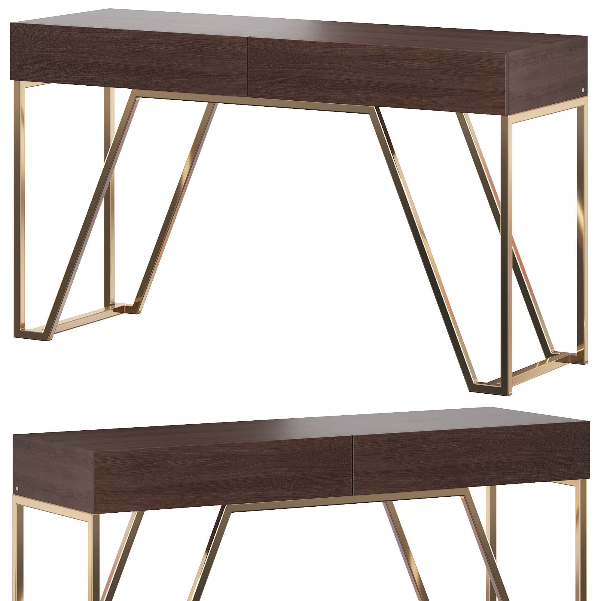 DALLAS CONSOLE BY LASKASAS 3D model_1