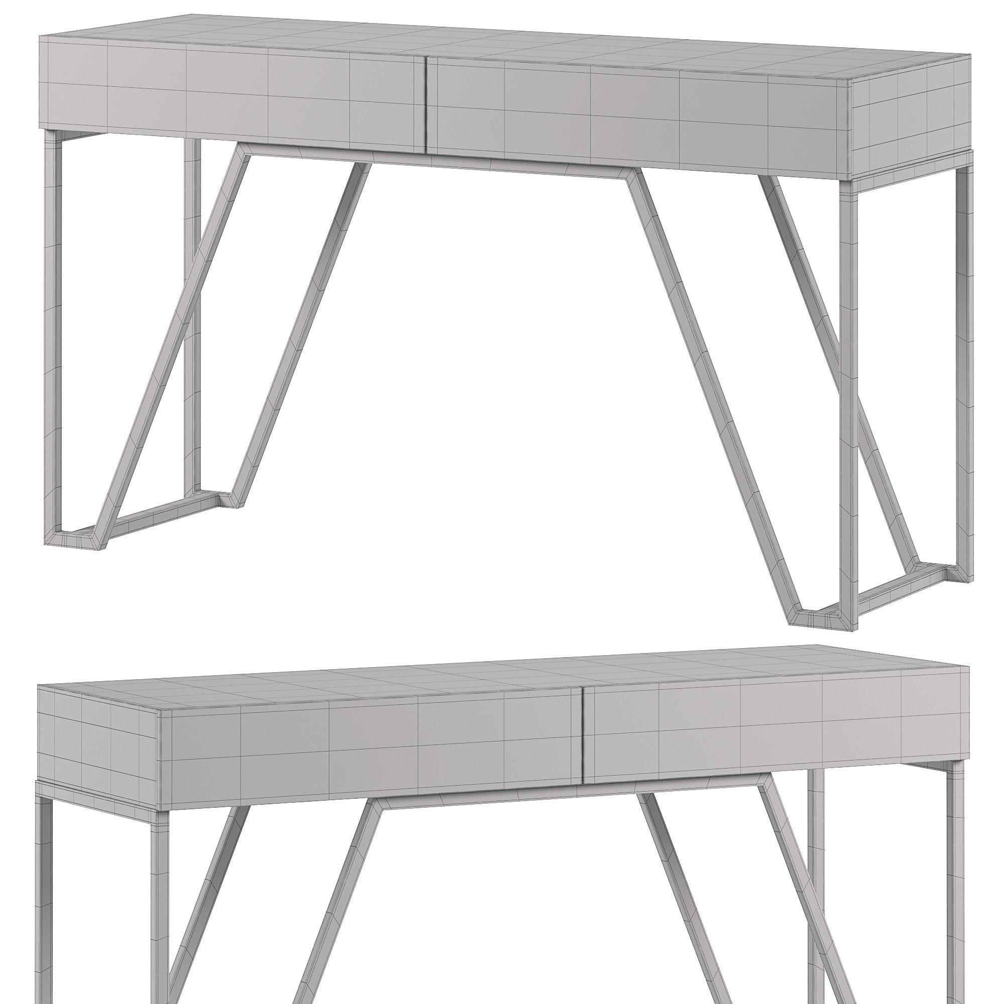 DALLAS CONSOLE BY LASKASAS 3D model_5