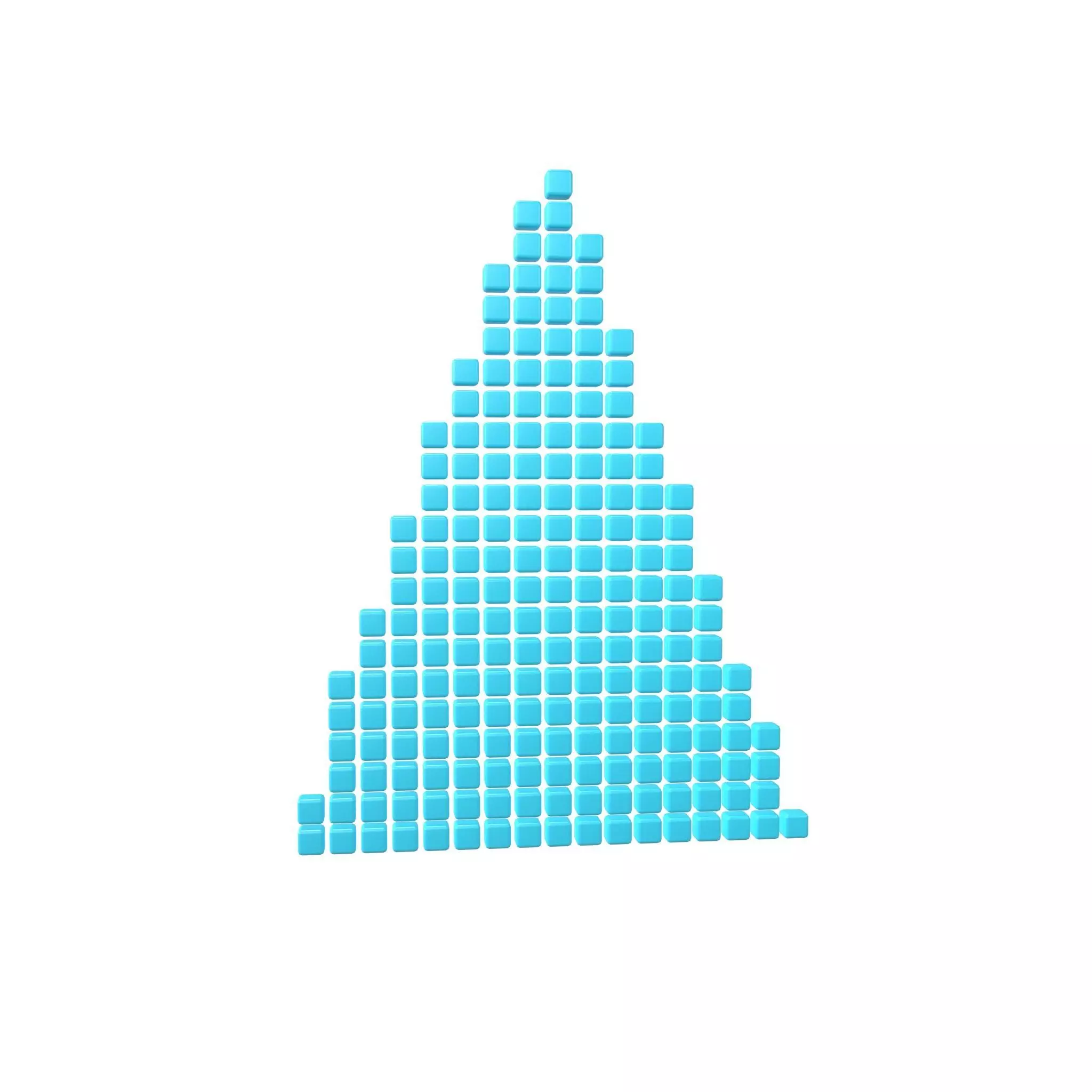 Arrow Cube Style v1 005 Low-poly 3D model_0