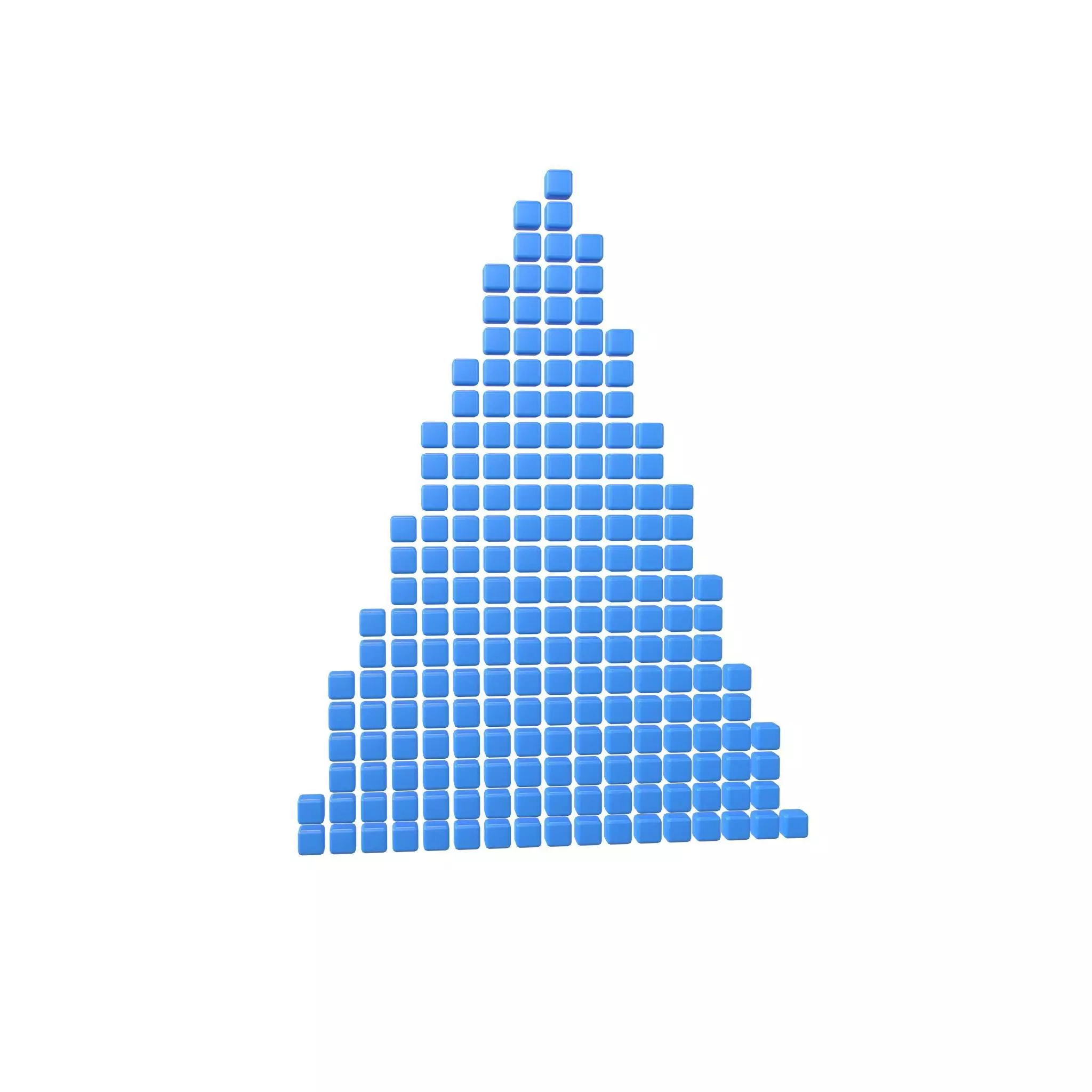 Arrow Cube Style v1 006 Low-poly 3D model_0