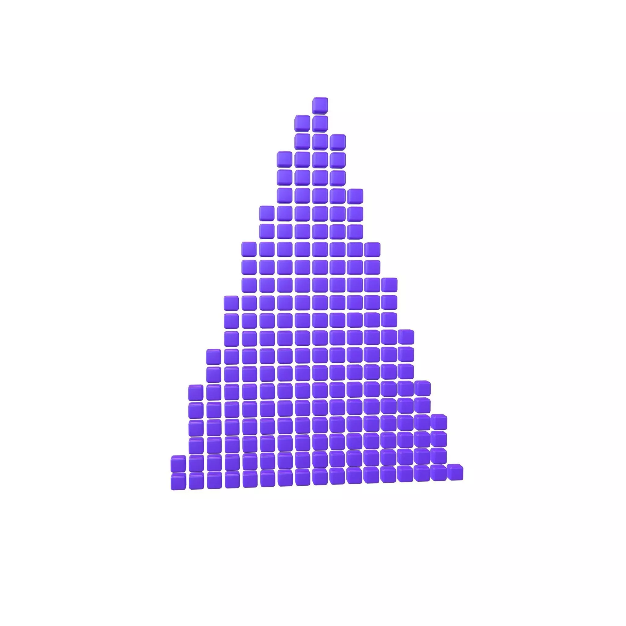 Arrow Cube Style v1 007 Low-poly 3D model_0