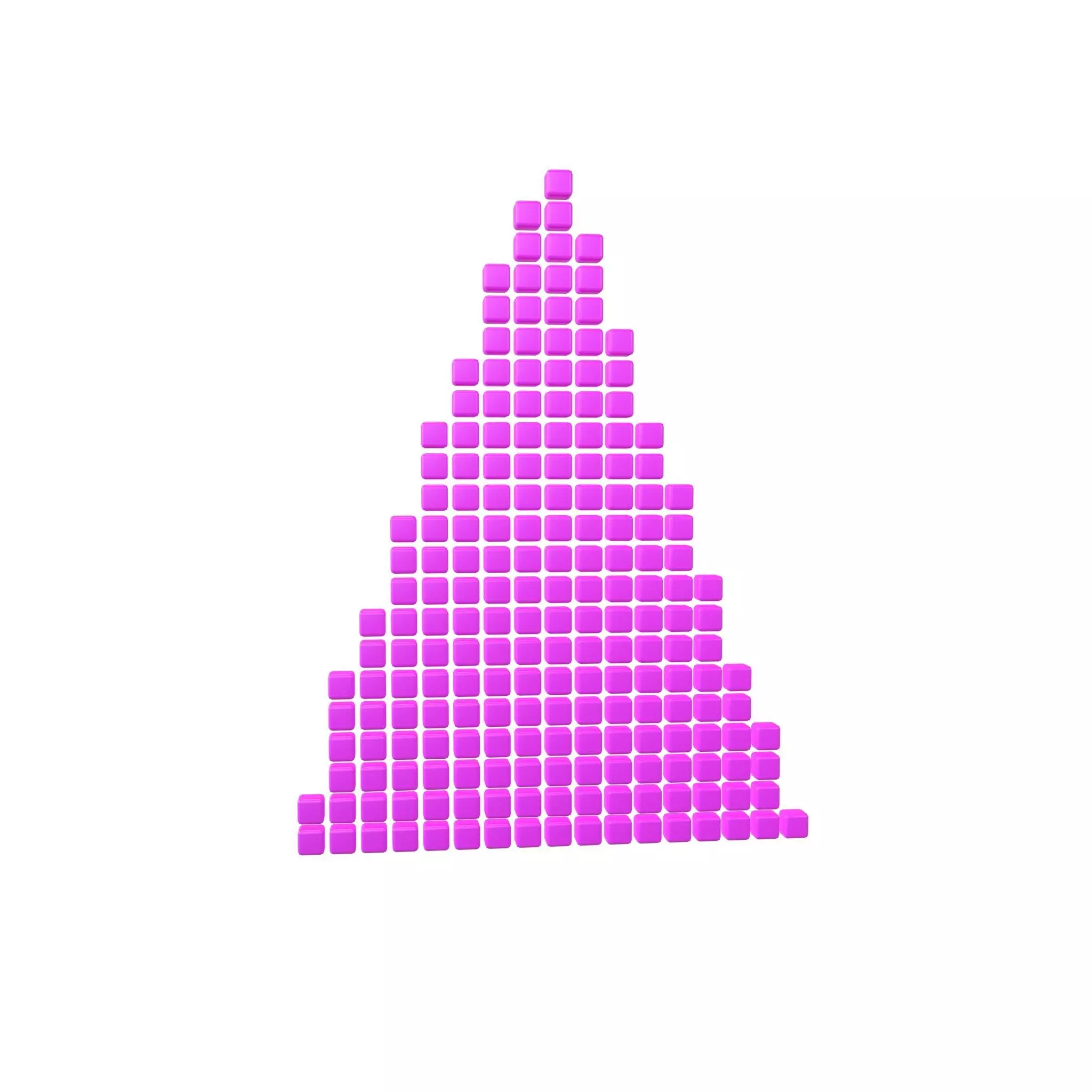 Arrow Cube Style v1 008 Low-poly 3D model_0