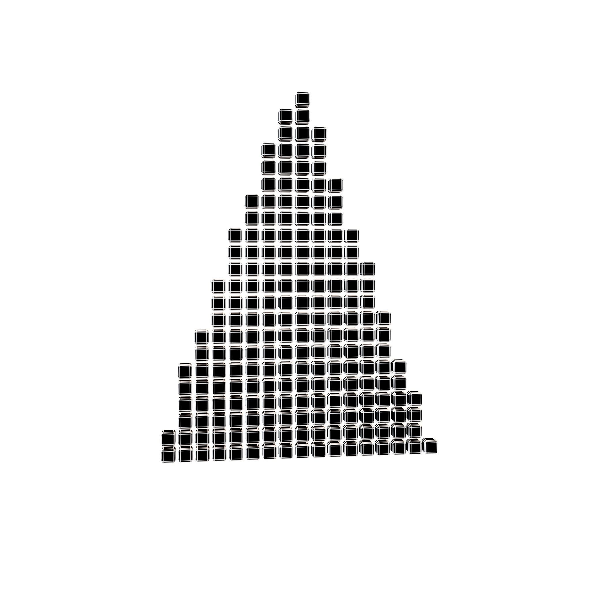 Arrow Cube Style v1 008 Low-poly 3D model_6