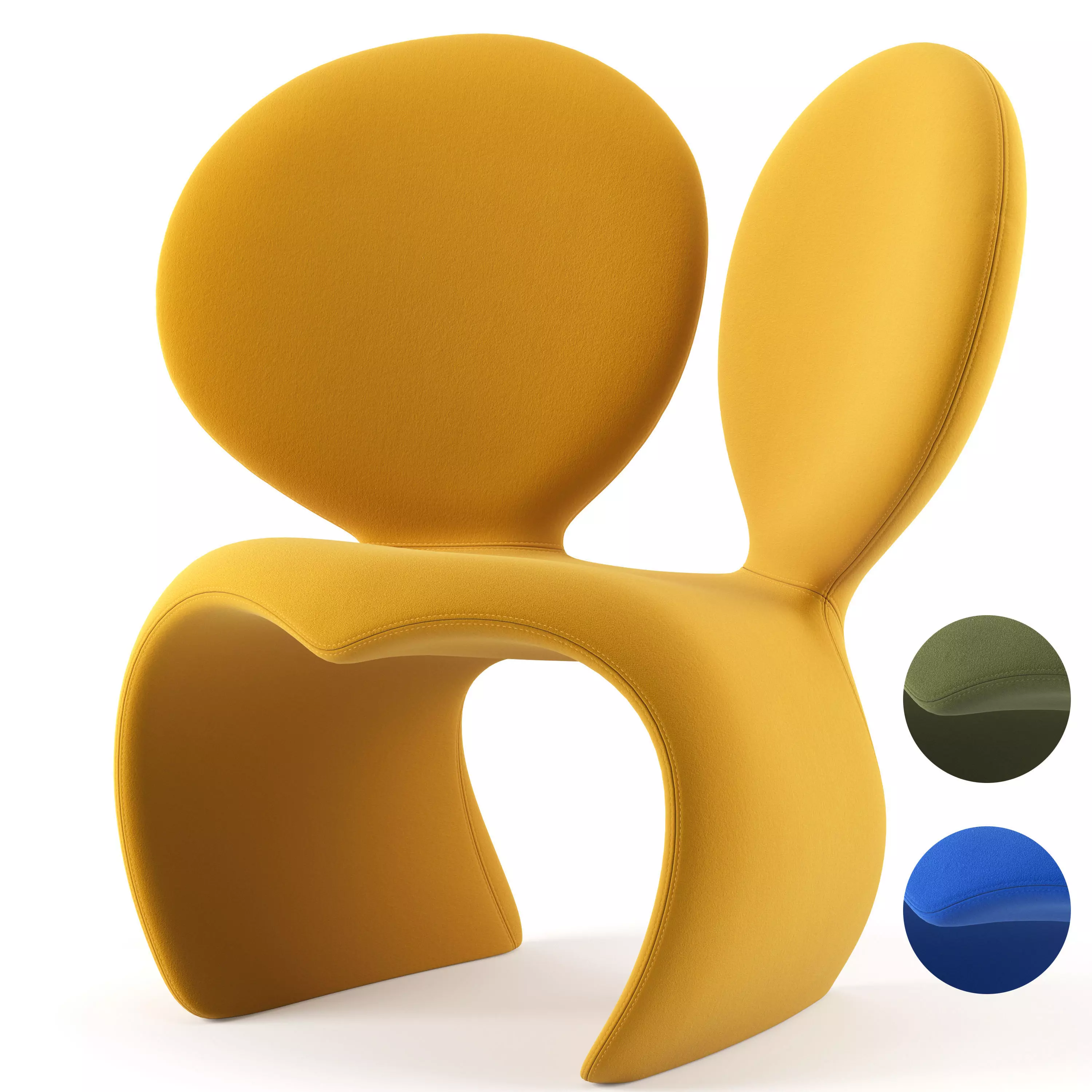 Don-t F--k With The Mouse Armchair By Qeeboo 3D model