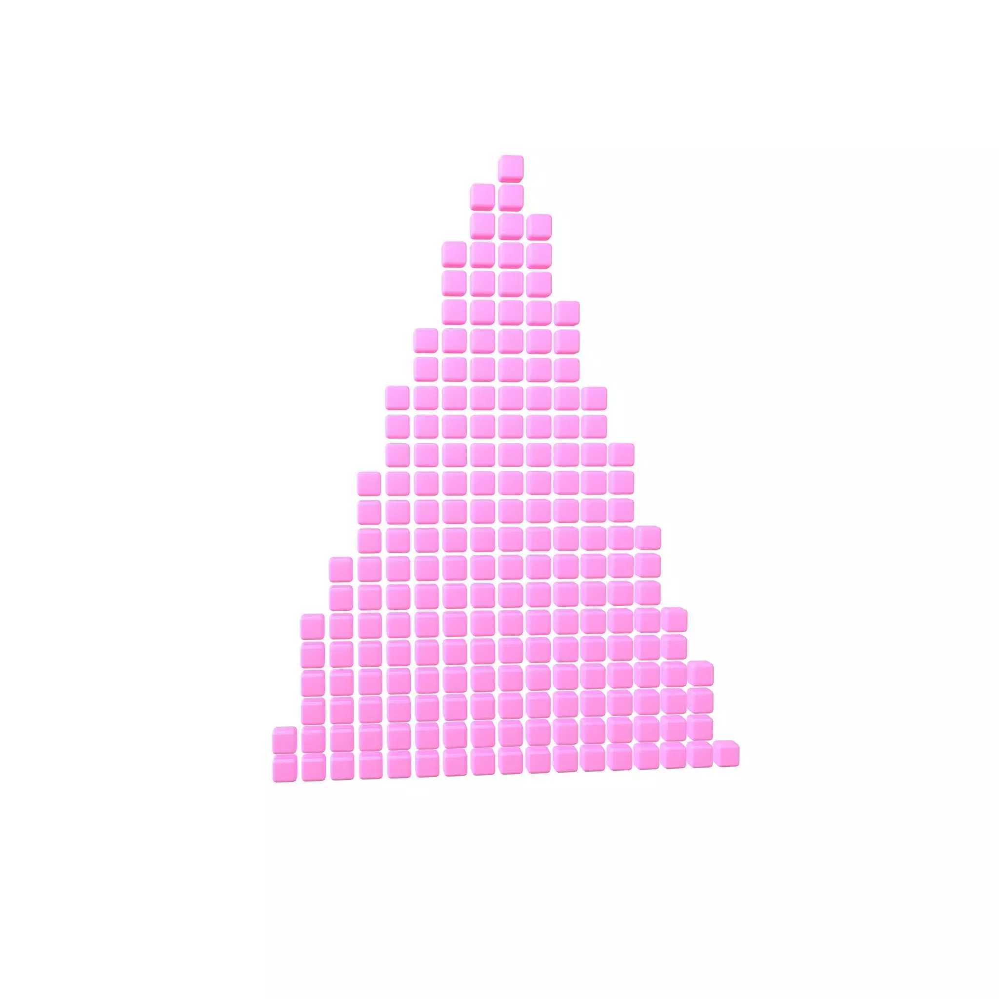 Arrow Cube Style v1 009 Low-poly 3D model_0