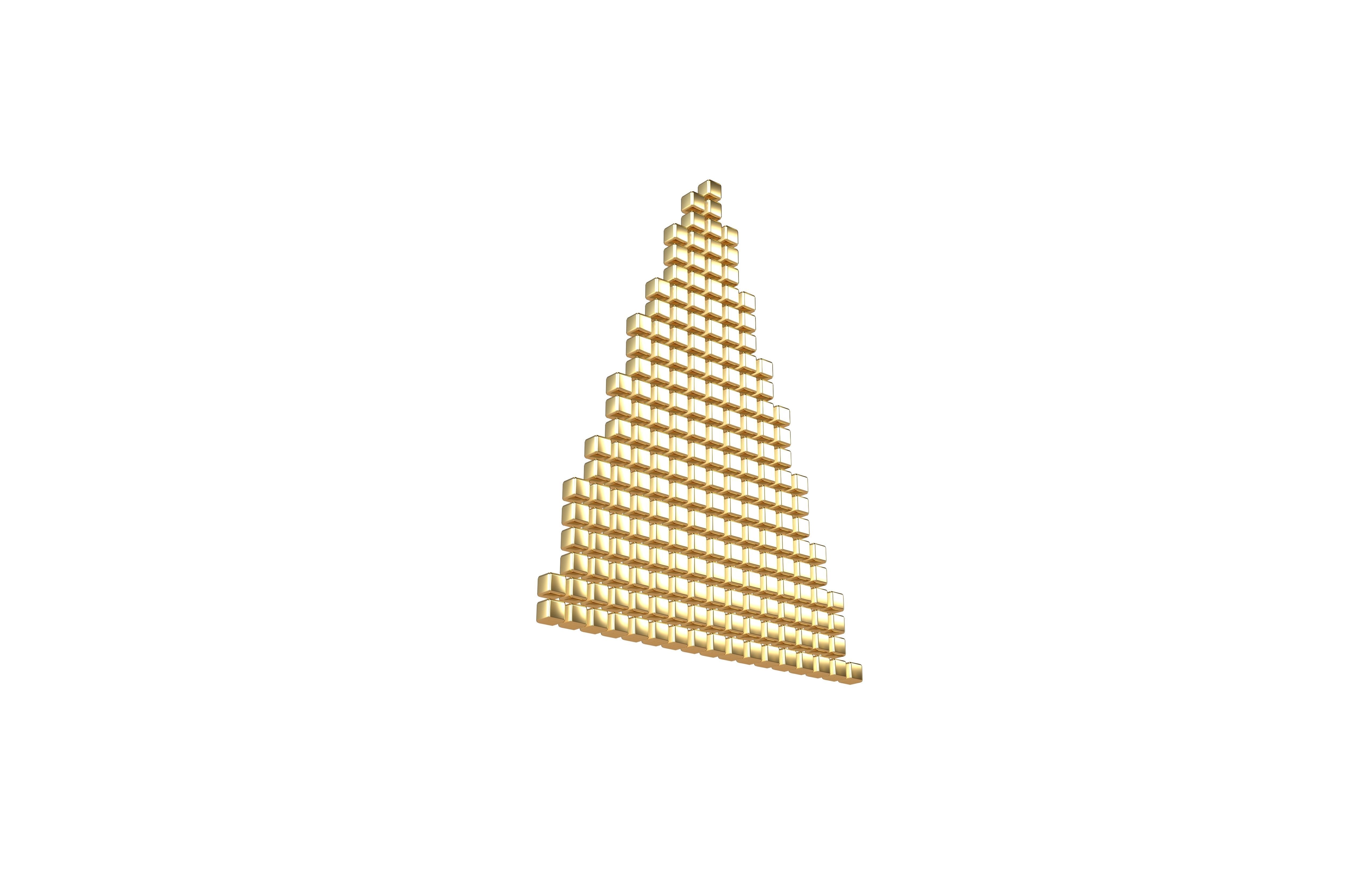 Arrow Cube Style v1 010 Low-poly 3D model_3