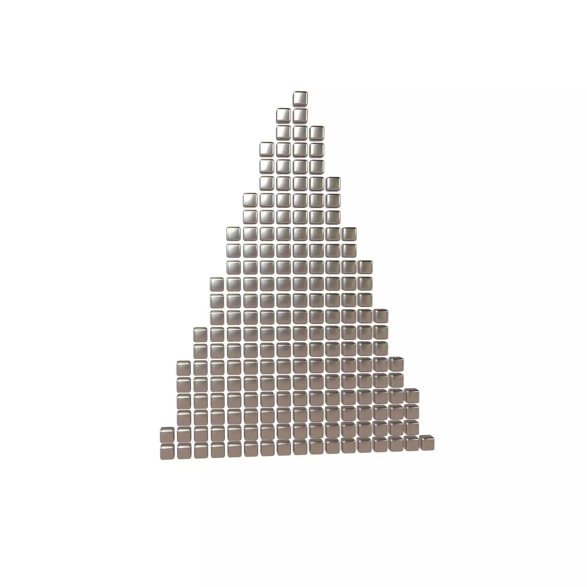 Arrow Cube Style v1 011 Low-poly 3D model_0