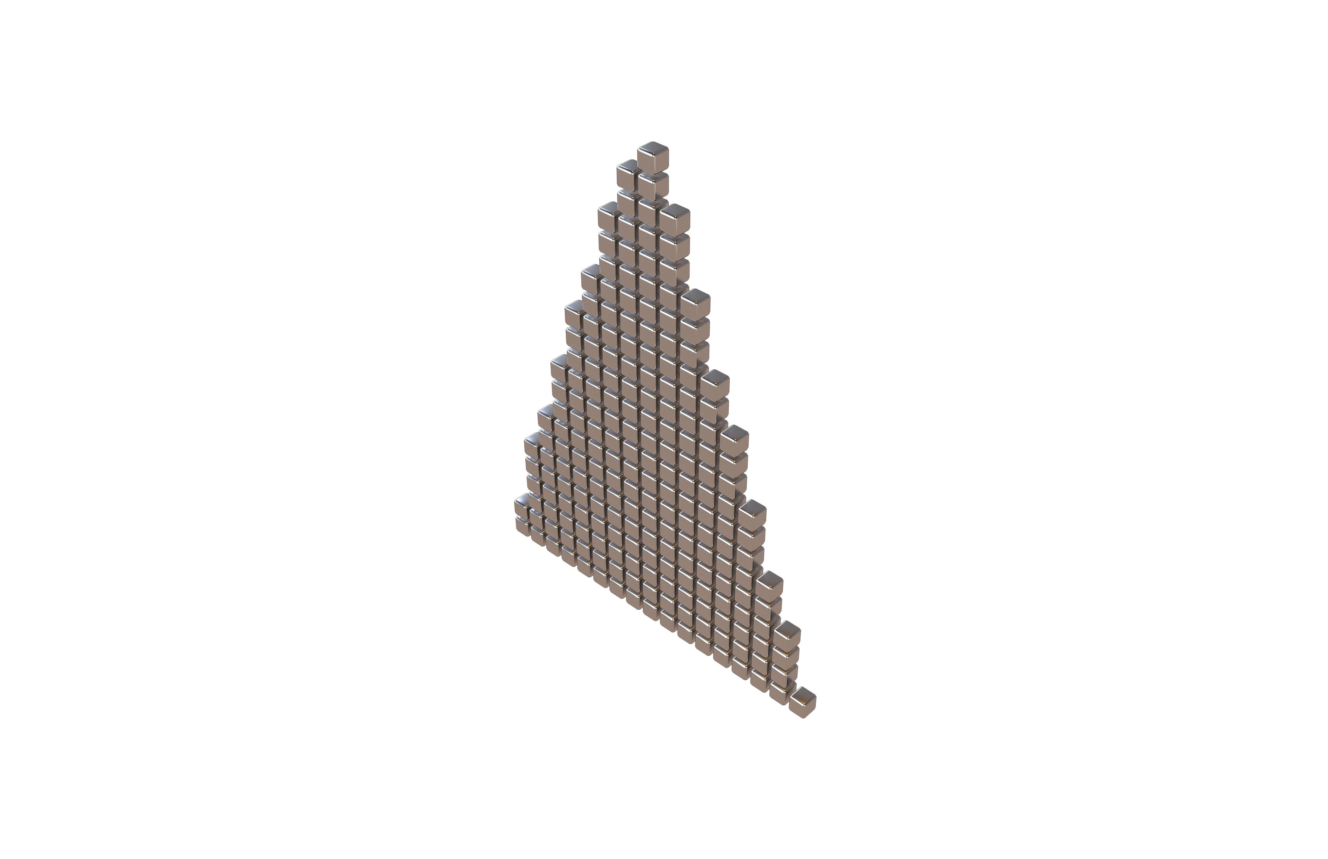 Arrow Cube Style v1 011 Low-poly 3D model_2