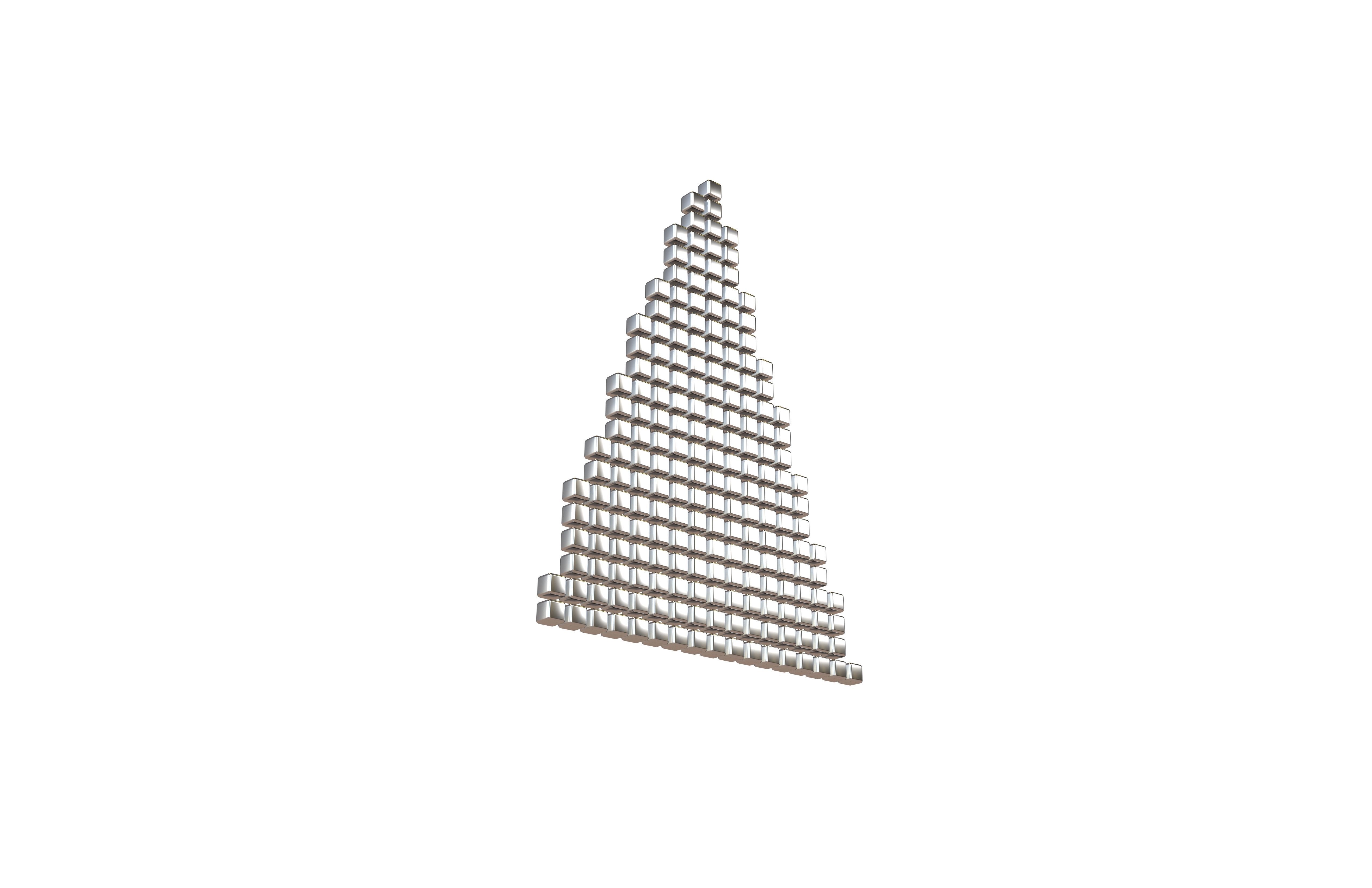 Arrow Cube Style v1 011 Low-poly 3D model_3