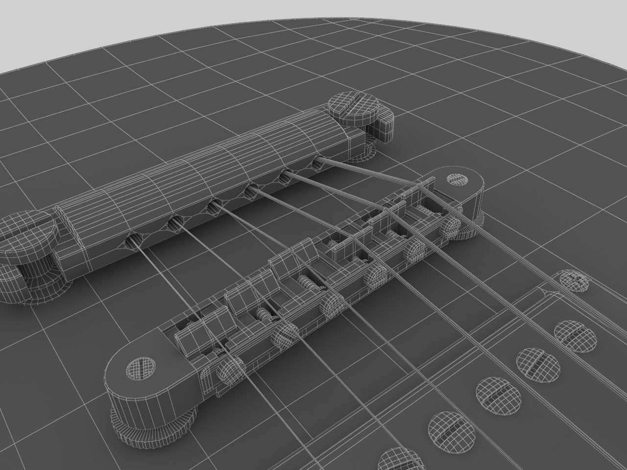 Gibson Les Paul guitar 3D model_12