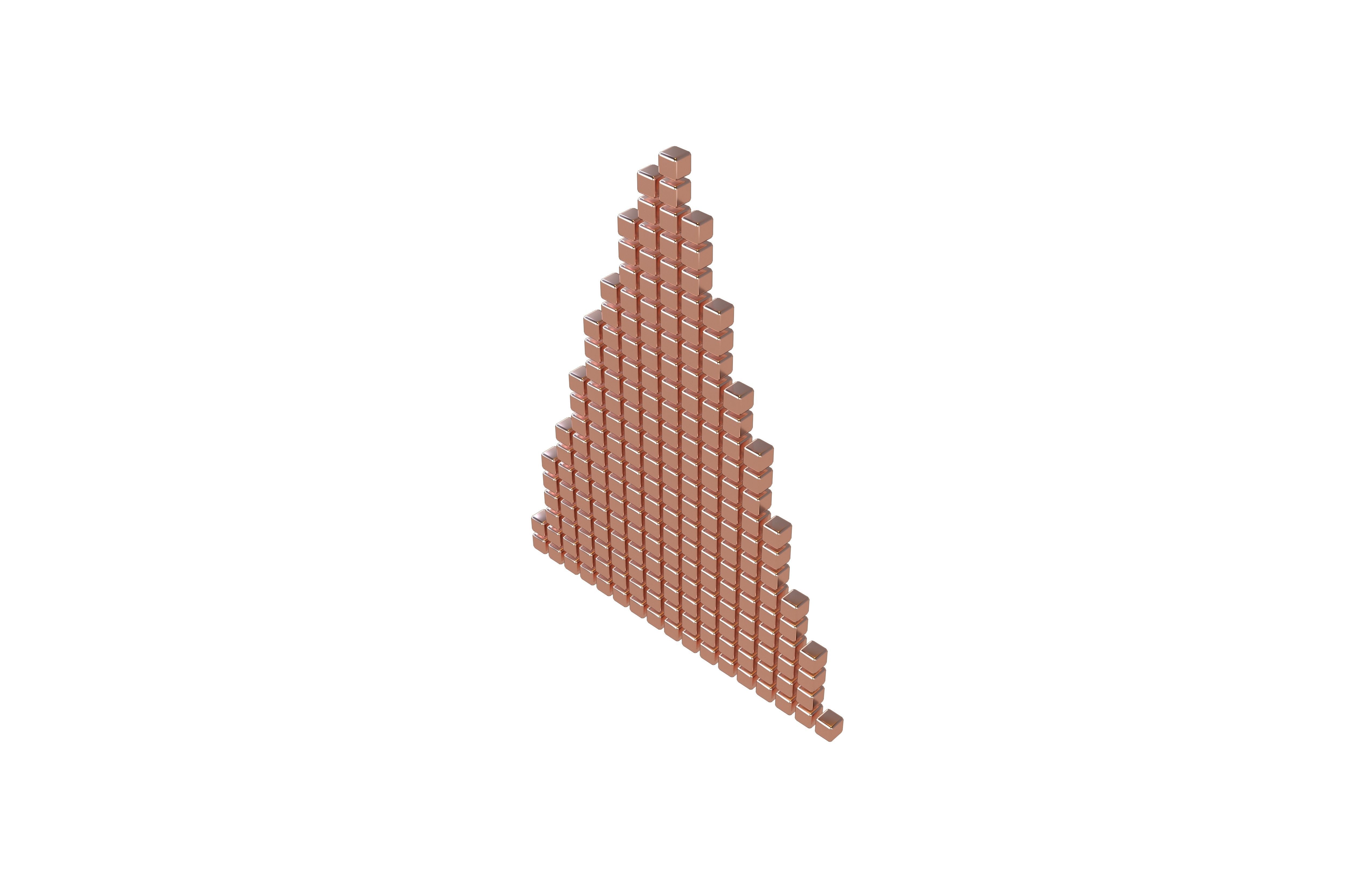 Arrow Cube Style v1 012 Low-poly 3D model_2